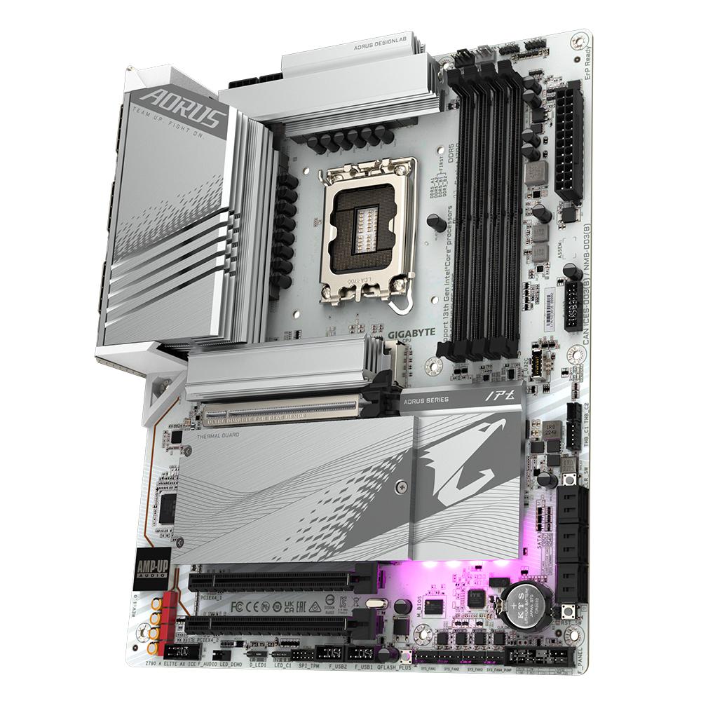 Bekijk afbeelding 5 van Gigabyte 1700 Z790 A ELITE AX ICE - DDR5/2xM.2/DP/HDMI